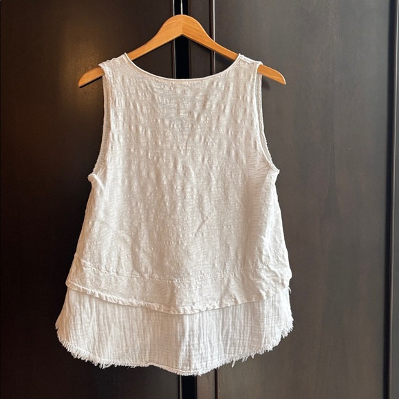 Dylan White Layered Tank Top - Picture 8 of 14